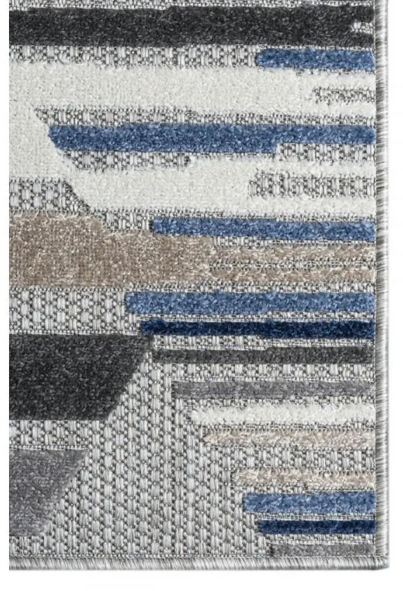 Kusový koberec Ore sivomodrý 80x150cm
