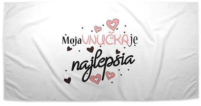 Sablio Uterák Moja vnučka je najlepšia - 70x140 cm