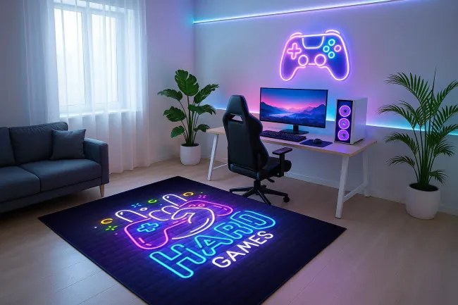 Protišmykový herný koberec Hard Games