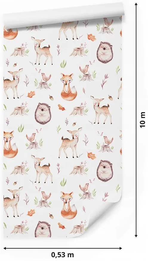 Vulpi Tapeta do detskej izby Forest Animals