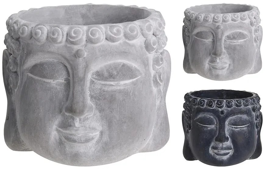 Budhov cementový kvetináč