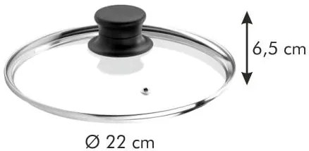 Tescoma 702920.00 - Univerzálna pokrievka pre tlakové hrnce TESCOMA o 22 cm