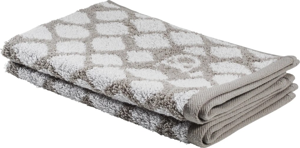 XXXLutz UTERÁK PRE HOSTÍ, 30/50 cm, strieborná, tmavosivá Dieter Knoll - Kúpeľňový textil - 006792011902