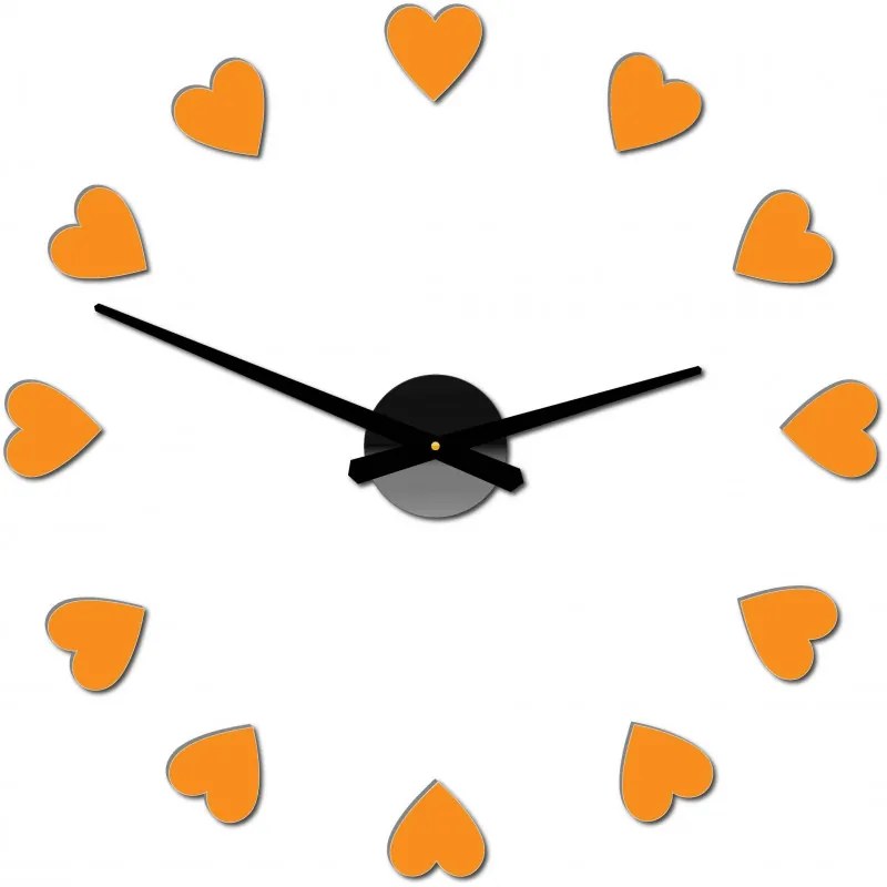 Veľké nástenné hodiny s motívom srdca I SENTOP 12S051 Wall clock HEU-