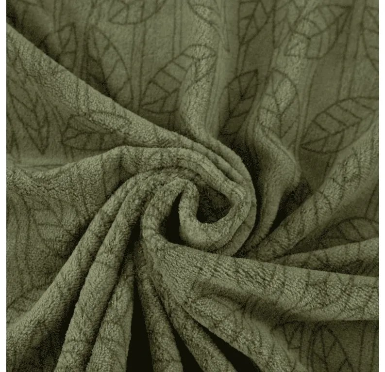 Plachta mikroplyš GRENA 160x200 cm zelená