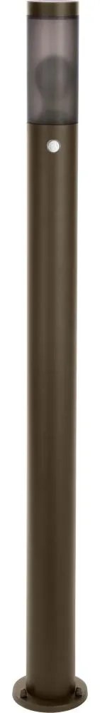 Eglo 900987 - Vonkajšia lampa so senzorom HELSINKI 1xE27/15W/230V 110 cm IP44