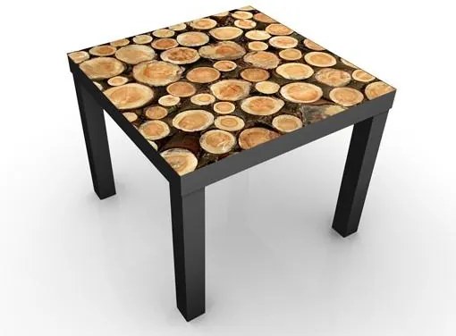 Designový stolček drevo