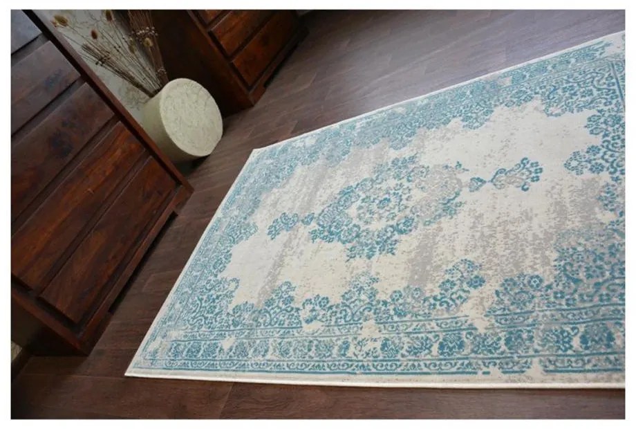 Kusový koberec PP Vintage tyrkysový 140x200cm