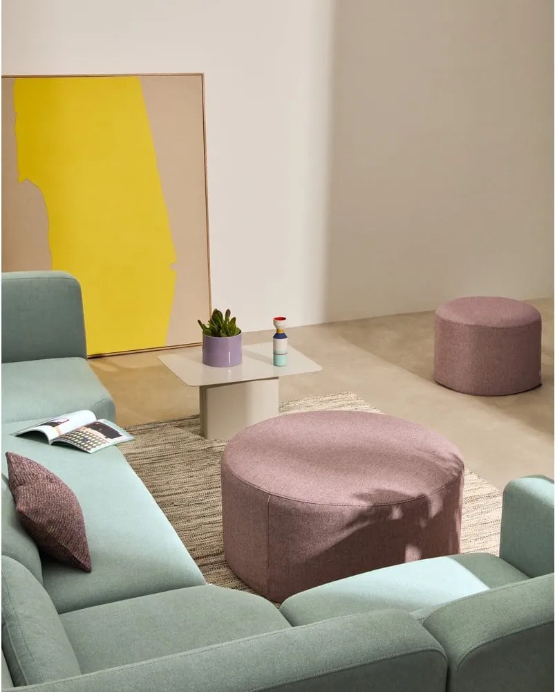 Fialový taburet Kaeli – Kave Home