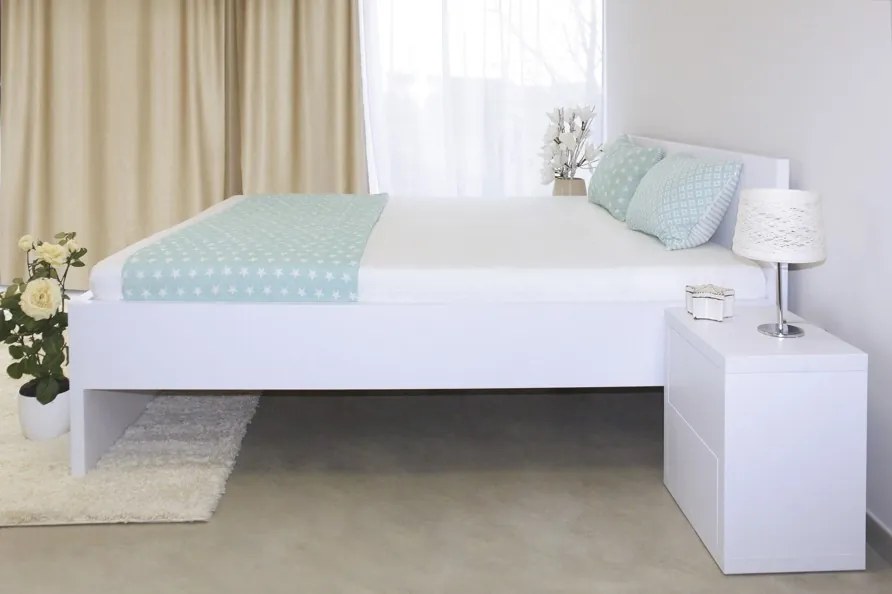 Ahorn TROPEA - moderná lamino posteľ s plným čelom 100 x 200 cm, lamino