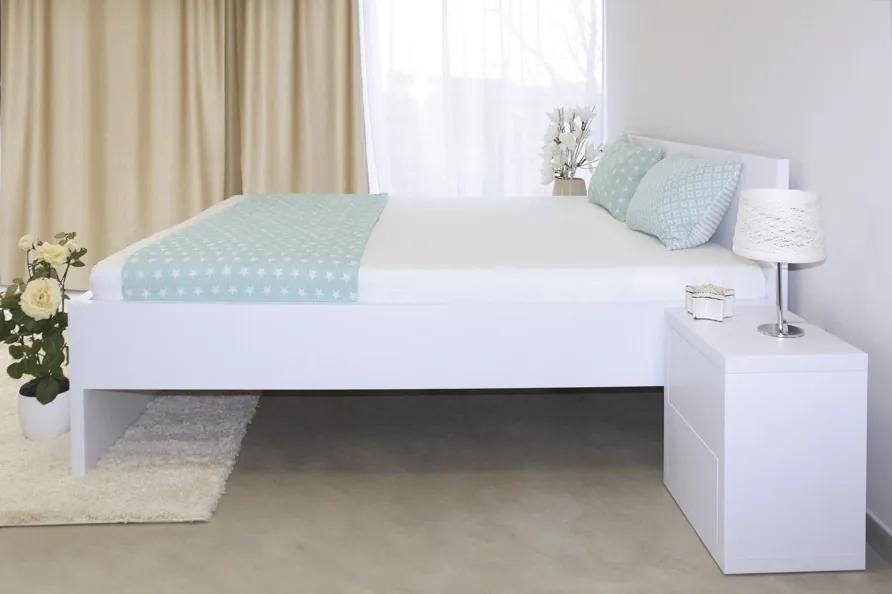 Ahorn TROPEA - moderná lamino posteľ s plným čelom 90 x 200 cm, lamino