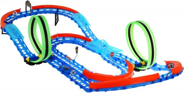 Fluorescenčná pretekárska dráha POWER TRACK 57 ks