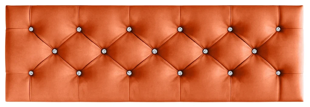 Lavica CHESTERFIELD 60x40 cm Oranžová
