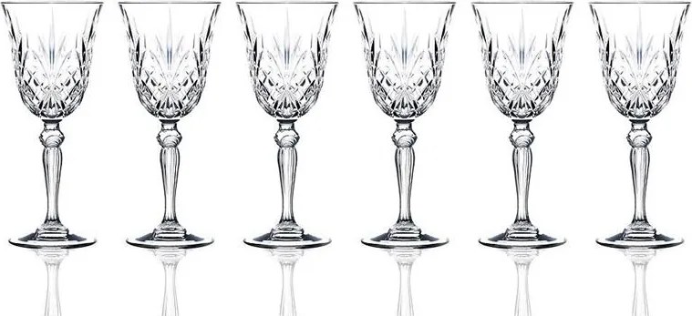 RCR MELODIA POHÁR NA ČERVENÉ VÍNO 270ML SADA 6 KS