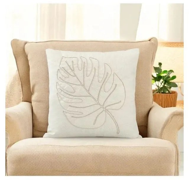 Obliečka na vankúš s prímesou bavlny 45x45 cm – Mila Home