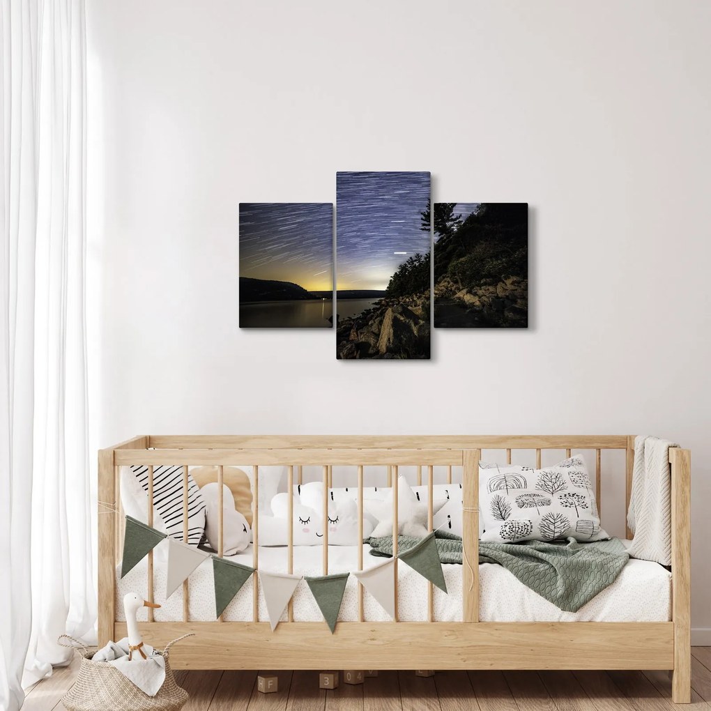 Obraz - obloha pri západe slnka (90x60 cm)