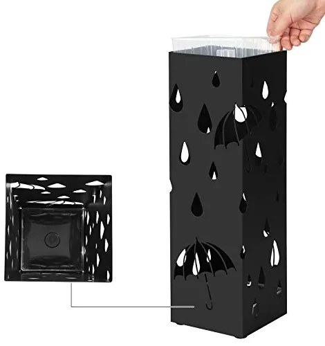 Stojan na dáždniky, štvorcový, 49x15,5x15,5cm