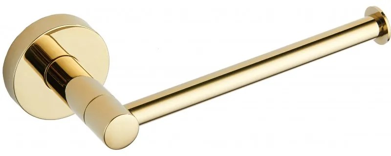 Držiak toaletného papiera MEXEN REMO rovný - kovový - zlatý, 70507330-50