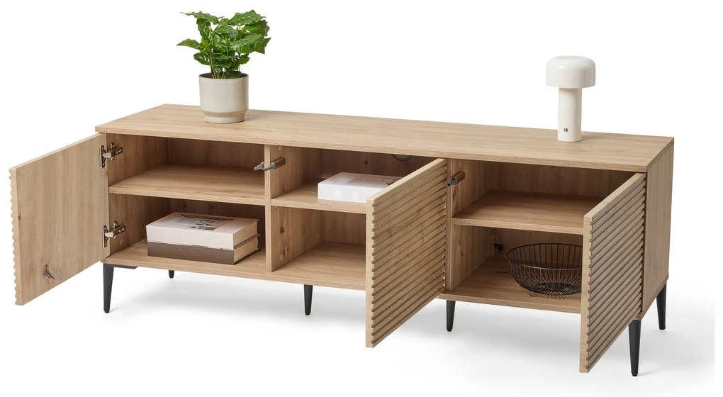 Odkladacia skrinka »REET« v lamelovom vzhľade