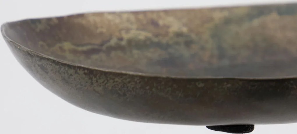 Dekoratívny podnos Traya 44 cm antik bronz