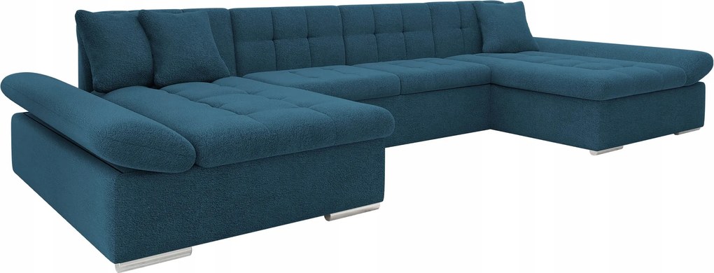 Rohová sedacia súprava Agnara (morská)