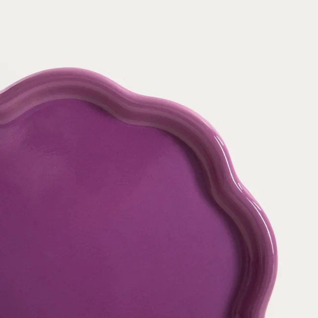 Dekoračný tanier FLORINA fialový 765889