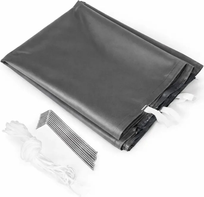 Samorozkladací párty stan so stenami v rôznych farbách 3 x 6 m modrá