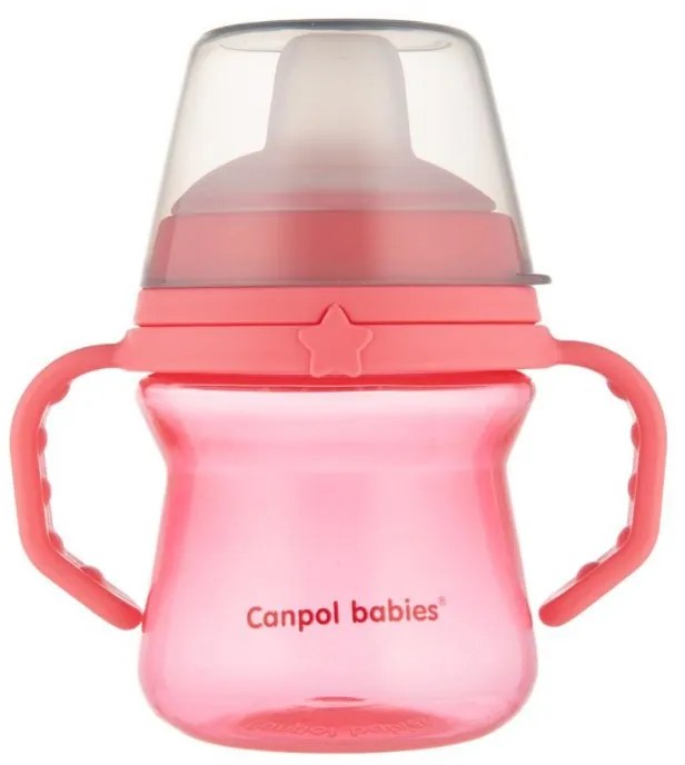 Canpol Babies Silikónový hrnček FirstCup 150ml, pink