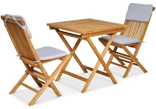 InternetovaZahrada Drevený balkónový set Bristol - teak