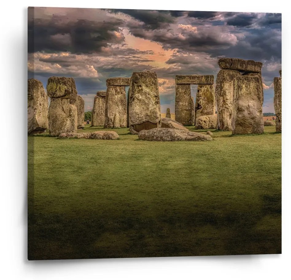 Sablio Obraz Stonehenge - 110x110 cm