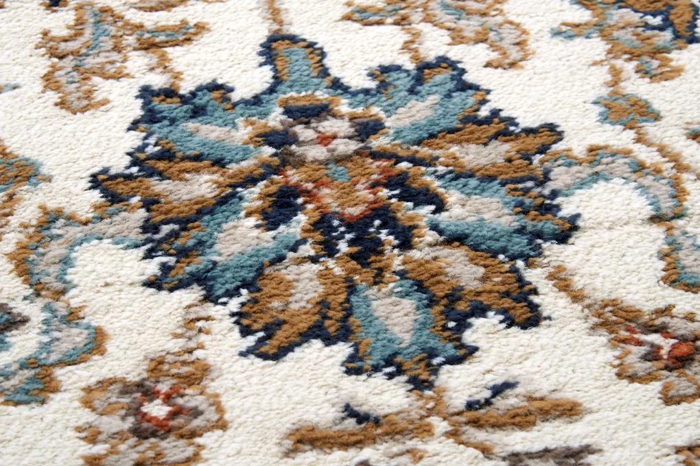 Hanse Home Collection koberce Kusový koberec Luxor 105636 Saraceni Cream Multicolor - 80x240 cm