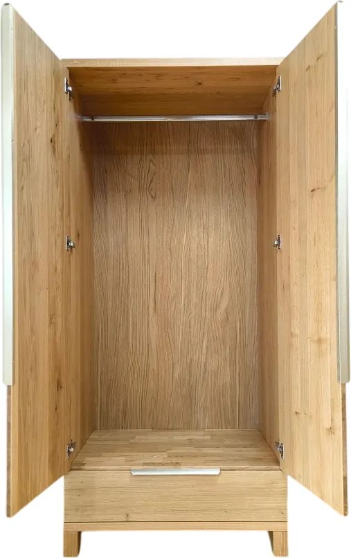 Moderná šatníková skriňa na oblečenie, 90x60x200 cm Bez políc