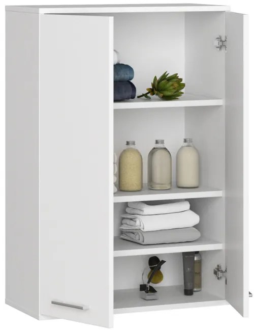 Kúpeľňová skrinka FIN H934 W64 2D biela