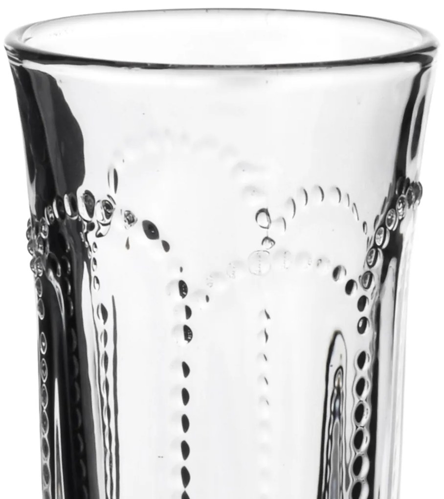 Súprava 4 ks pohárov na šampanské DAPHNE 160 ml číra