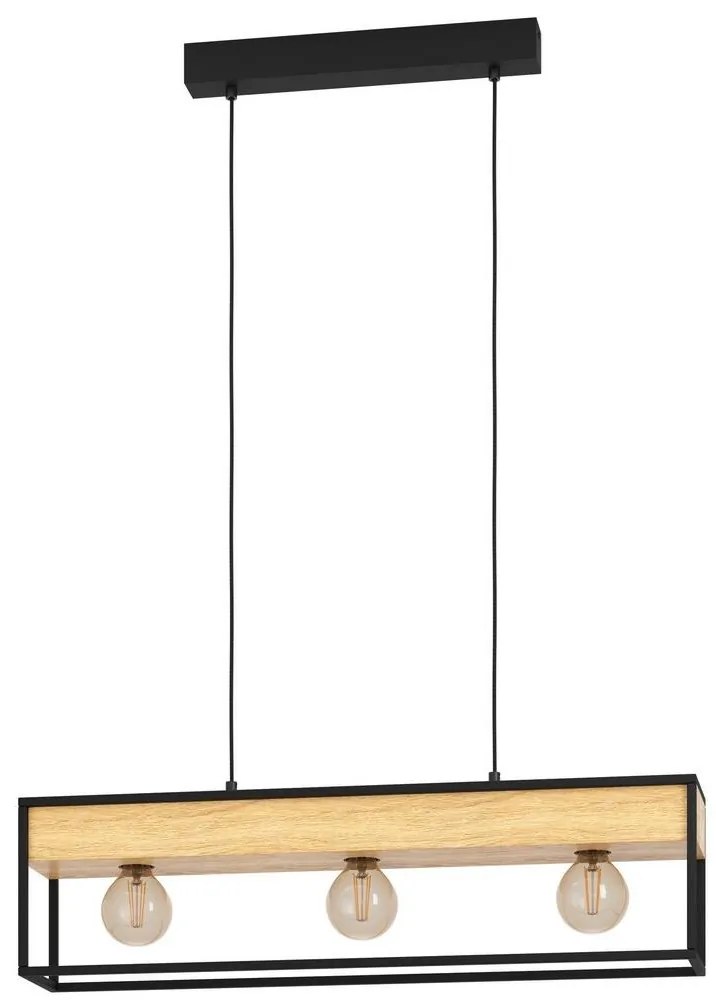 Eglo 900349 - Luster na lanku LIBERTAD 3xE27/40W/230V EG900349