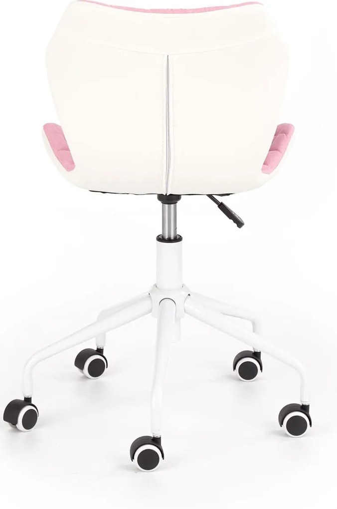 Detská otočná stolička MAGIC svetlo ružová