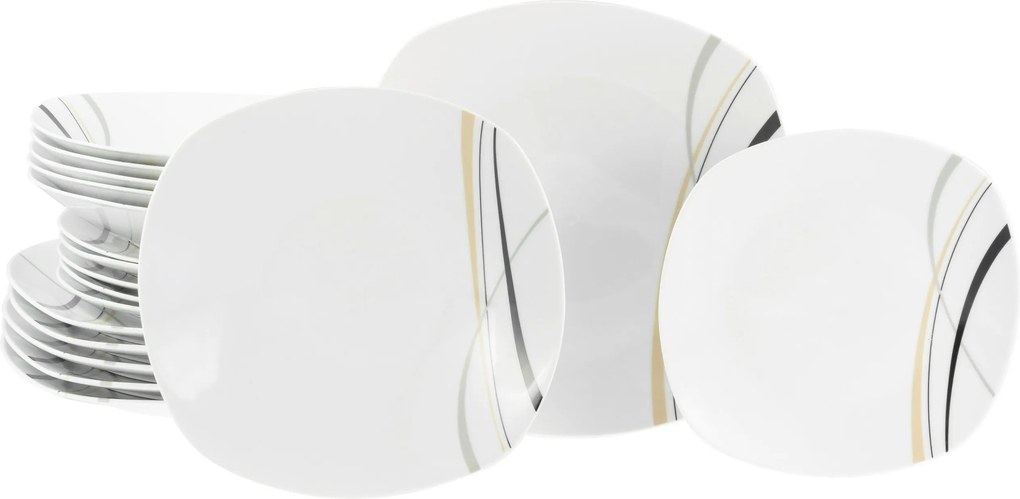 XXXLutz JEDÁLENSKÝ SERVIS Square City Line 18-dielne Creatable - Online Only bytové doplnky - 007768051905