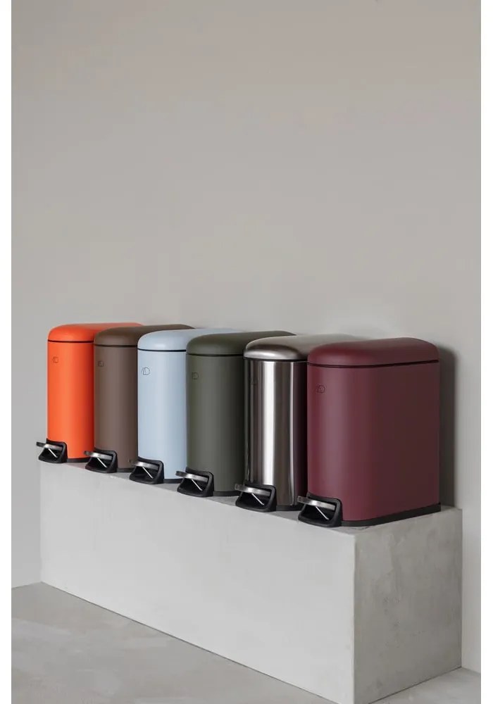 Tmavofialový pedálový kovový odpadkový kôš 5 l Mini Walther – Mette Ditmer Denmark