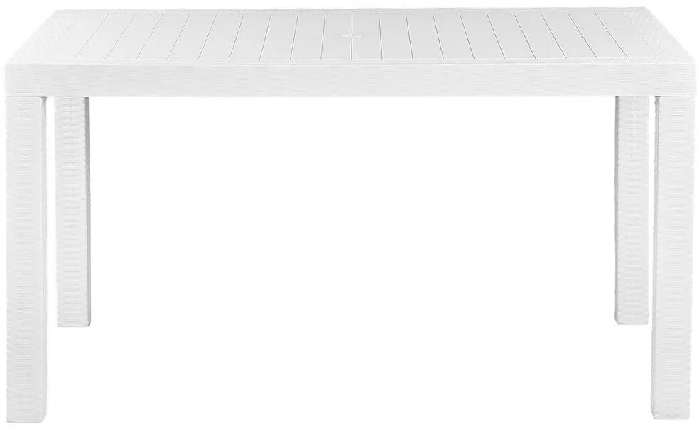 Záhradný stôl Fossil (biela). Vlastná spoľahlivá doprava až k Vám domov. 1035901