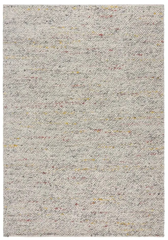 Krémový ručne tkaný koberec s prímesou vlny 120x170 cm Minerals – Flair Rugs