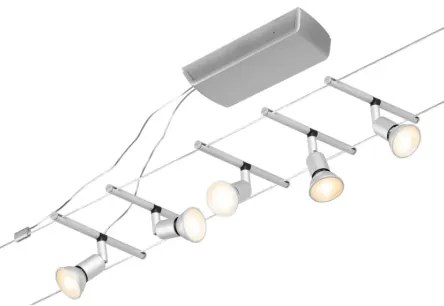 Paulmann 94442 - SADA 5xGU5,3/10W Bodové svietidlo SALT 230V matný chróm