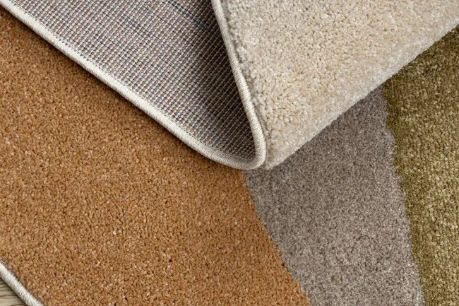 Koberec FUSION Shape 5706 krémový / tehlový