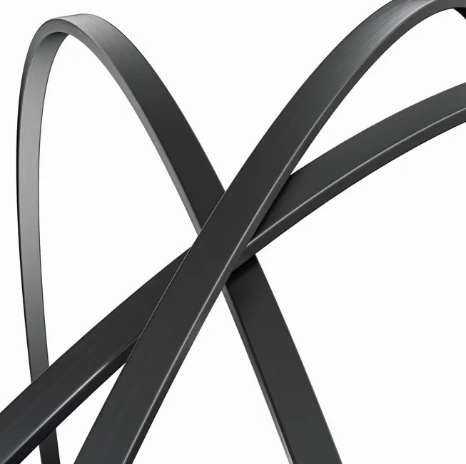 Erga Round, okrúhle zrkadlo 90cm, čierny rám, ERG-V01-ROUND-9090-BK