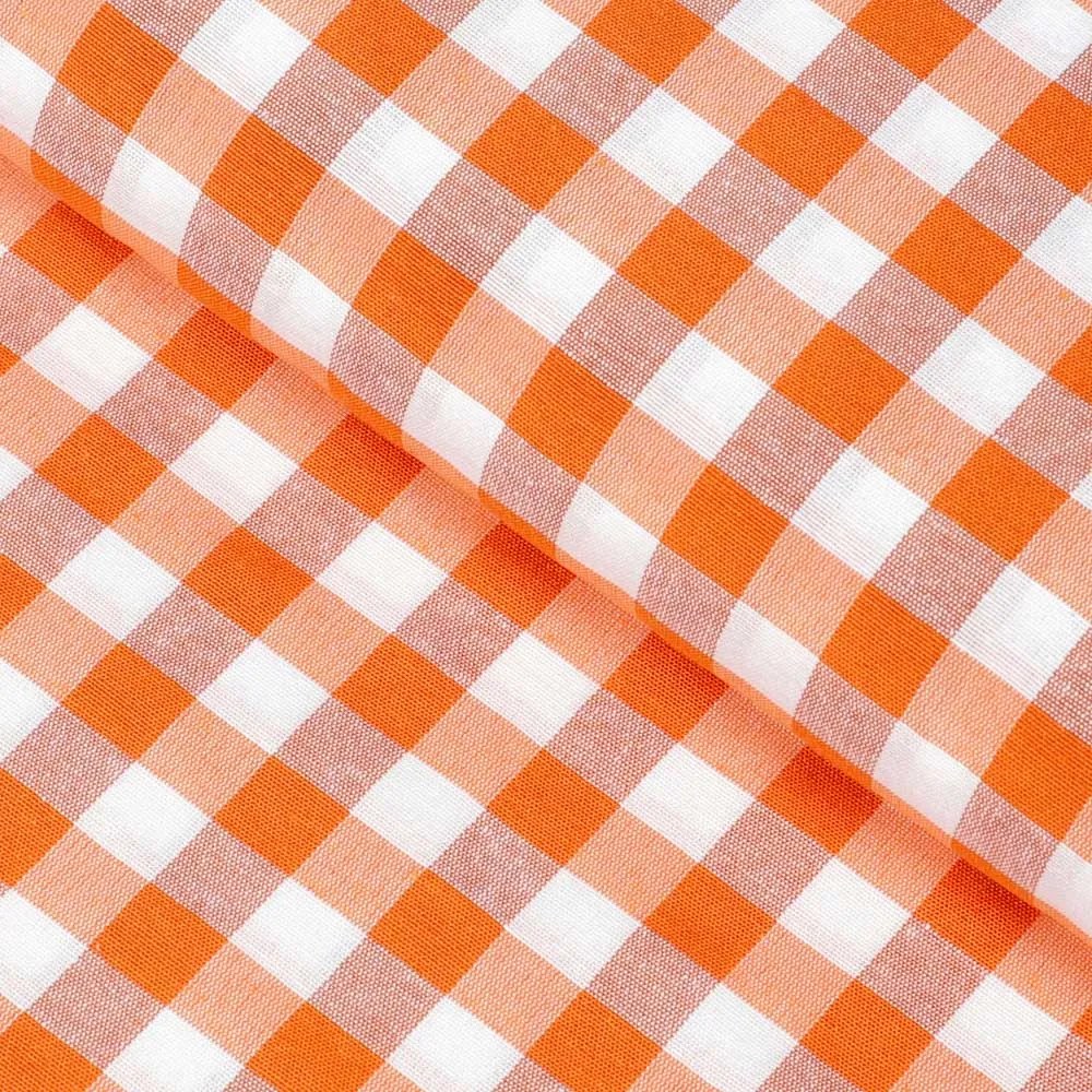 Biante Dekoračné prestieranie na stôl Rebeka RE-005 Oranžovo-biela kocka stredná 30x40 cm