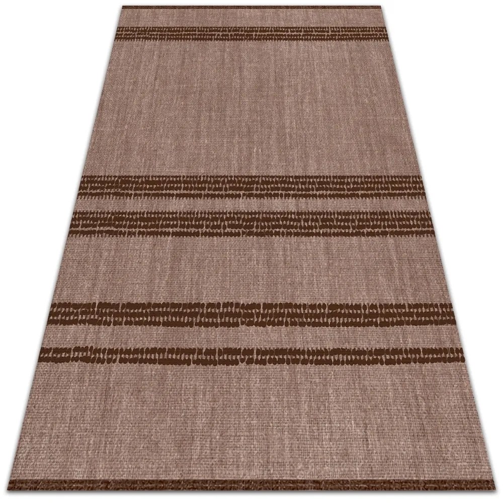 Moderné vonkajšie koberec Moderné vonkajšie koberec Brown v riadkoch
