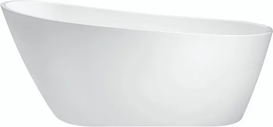 Besco Akrylátová voľne stojaca vaňa Melody 150x80 (170x80) BESCO-Typ výpuste: Click-Clack s prepadom, grafit, BESCO-Rozmery: 150x80, BESCO-Farba: Bie…
