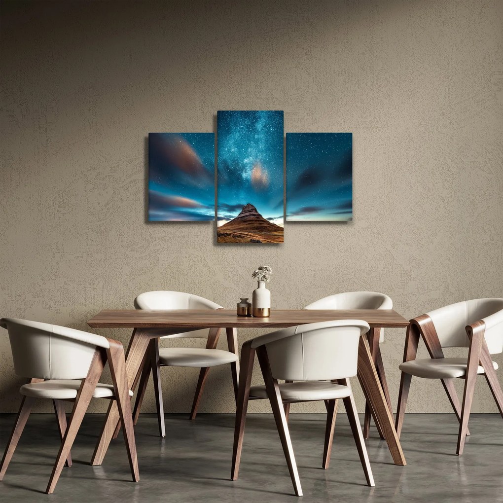 Obraz modrej mliečnej cesty (90x60 cm)
