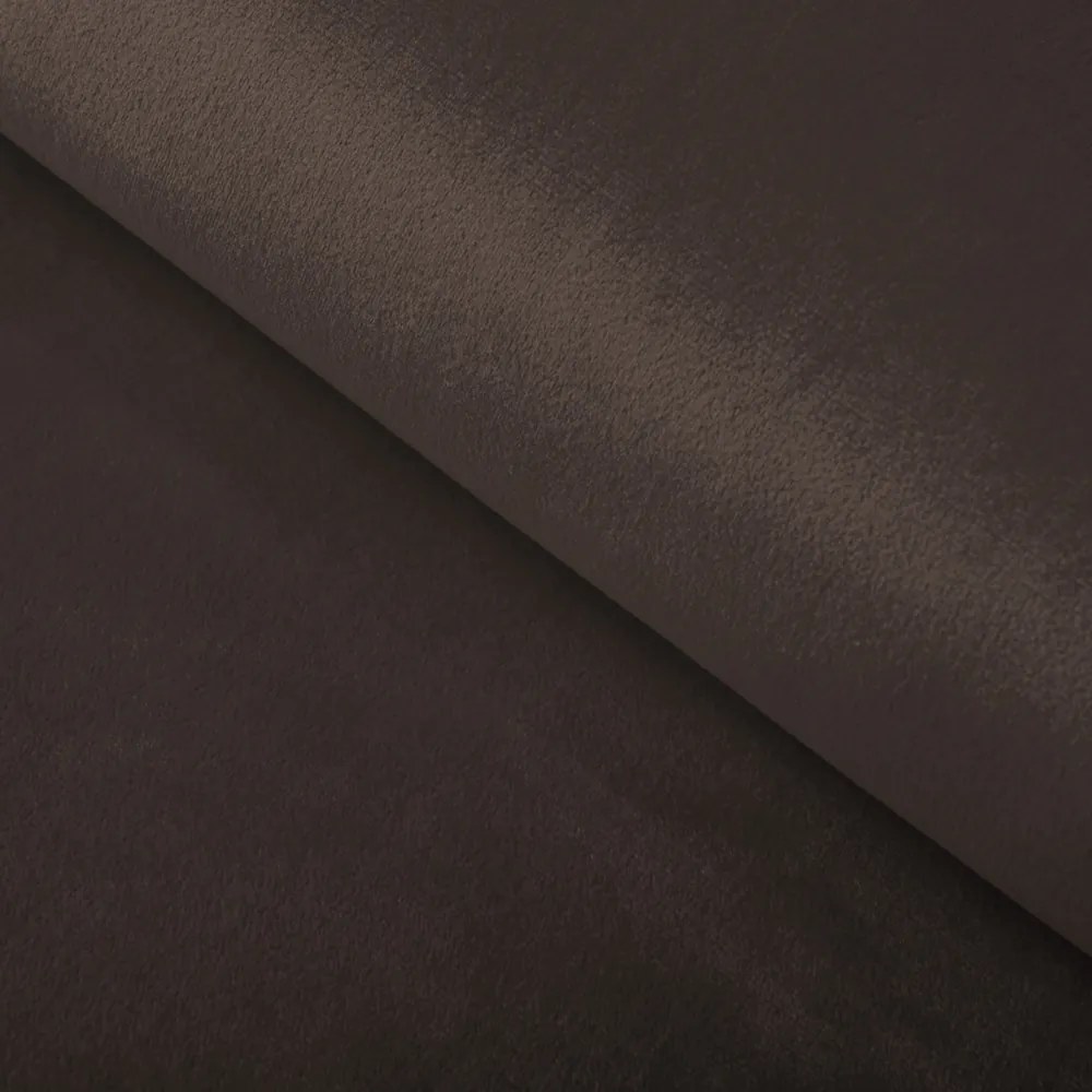 Biante Zamatový prehoz na posteľ Velvet Prémium SVP-016 Tmavo hnedý 160x220 cm