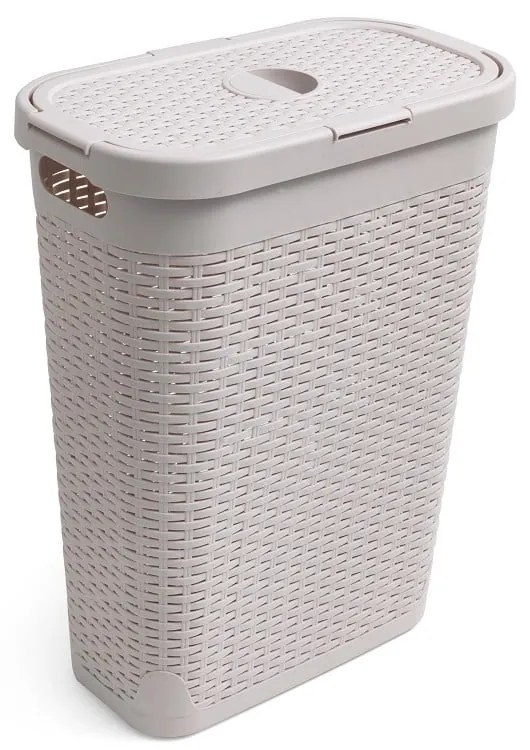 Béžový kôš na bielizeň Addis Calico, 40 l