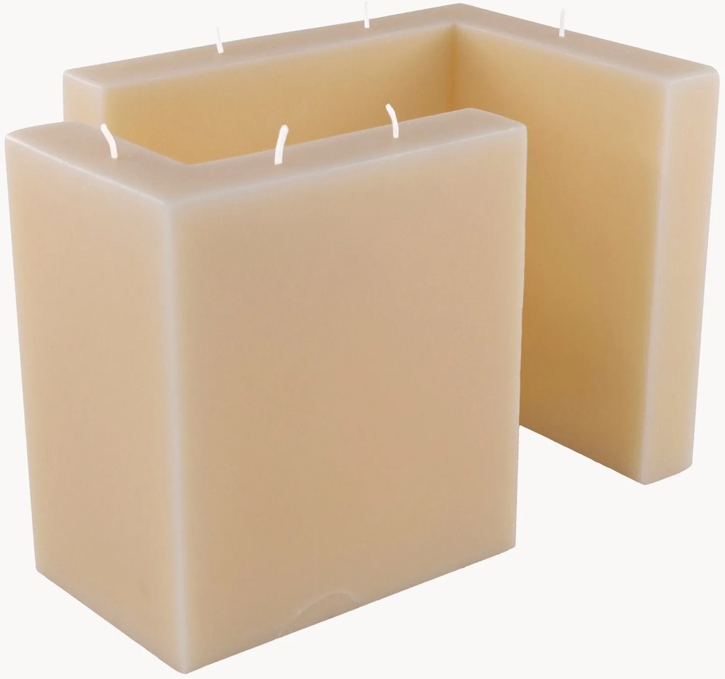 Ručne vyrobené sviečky X-Lulu, 2 ks